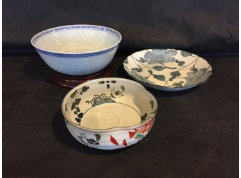 Hand Painted Chinese And Japanese Dishware