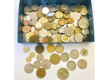 Box Of Foreign Coins