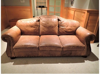 Pennsylvania House Leather Sofa