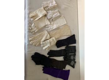 (#150) Vintage Women Dress Gloves