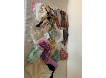 (#152) Collection Of Scarfs And Pretty Lady Hankies