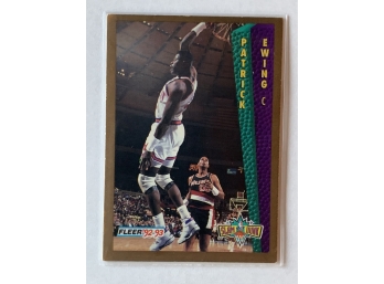 1992-93 Fleer Slam Dunk Patrick Ewing #PAEW Basketball Trading Card
