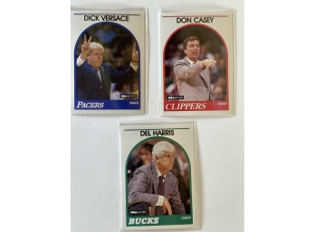 1989-90 NBA Hoops Coaches Basketball Trading Cards