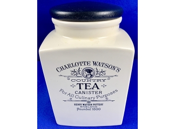 Charlotte Watson's Country Tea Canister