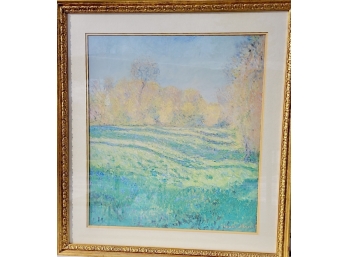 Framed Claude Monet Landscape Print