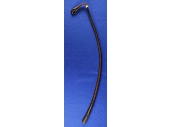 Antique Braided Leather Riding Crop
