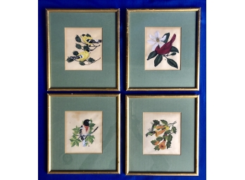Four Individual Vintage Watercolors - Signed