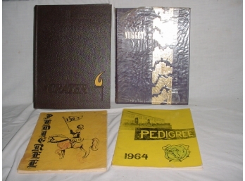 Yearbook Lot, 1960's, 3 Medford, Or & 1 Oroville High School  (341)