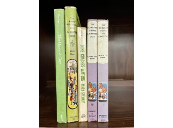 Vintage Books Lot Including 2 Bobbsey Twins