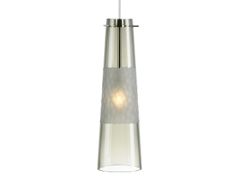 One Light Pendant From The Bonn Collection By LBL Lighting HS461SMSC1B50MRL