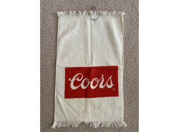 Vintage Coors Golf Towel