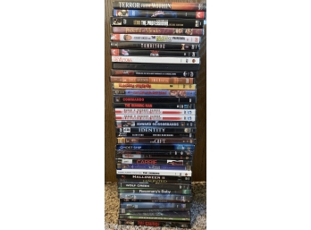 Lot Of DVDs Including The Ring, Terror From Within, Rosemary's Baby, Godzilla, And More!