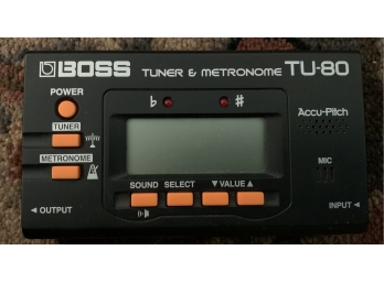 Boss TU-80 Tuner And Metronome