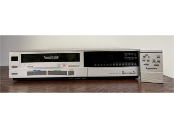 Panasonic Omni Vision VHS Player PV-1330-R With Remote And Manual