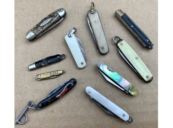 Lot Of Small Pocket Knives