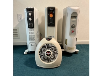 4 Portable Electric Heaters