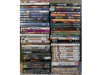 Lot Of DVDs Including Mean Girls, Me Myself And Irene, Fantastic 4, And More!