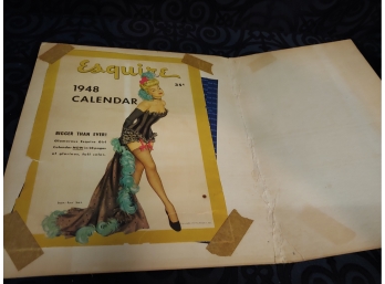 Esquire 1948 Calendar Front Page