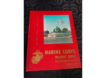 Vintage Marine Corps Recruit Depot Book - Second Battalion Platoon 256