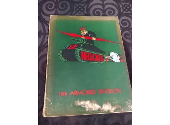 Hellcats 12th Armored Division Vintage Book