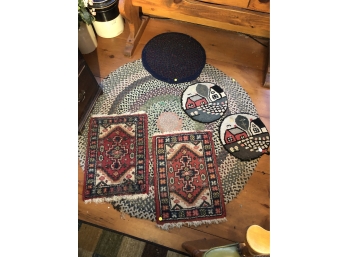(6) MISC SCATTER RUGS