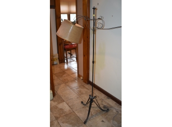 398. Arts And Crafts Wrought Iron Floor Lamp