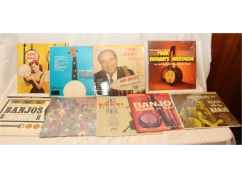Vintage BANJO MUSIC Vinyl Record Lp Albums (Lot 3 )
