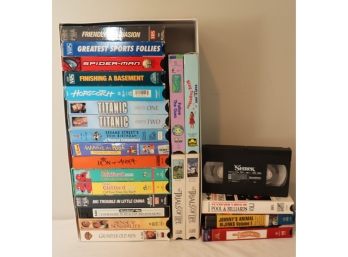 Vintage VHS Tape Lot