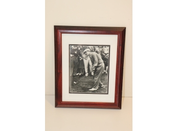 Autographed Byron Nelson Framed Photograph