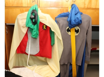 Vintage Hand Made Batman And Robin Costumes