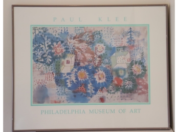 Framed Paul Klee Small Houses In The Garden City  Philadelphia Museum Of Art