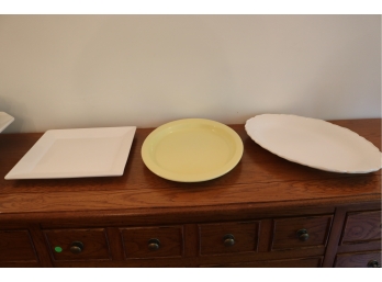 3 Assorted Vintage Platters