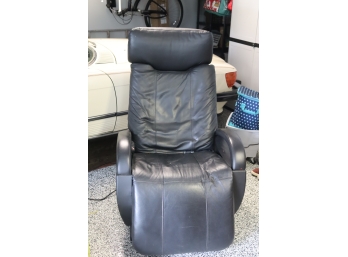Sanyo Zero-Gravity Relaxation Chair Black Leather Massage Chair