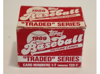1989 Baseball Topps Traded Series # 1-T Through 132-T