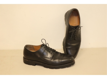 Mens Polo Black Lace Up Shoes Size 9 1/2D