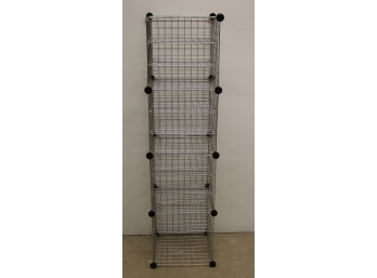 Chrome Metal Wire Storage Shelves