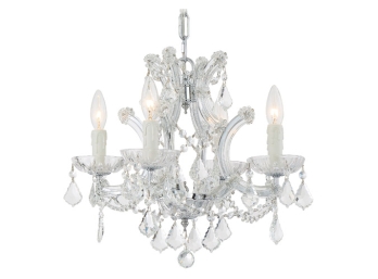 NEW IN BOX CrystOrama MARIA THER #4474-CH-CL-MWP Crystal Chandelier