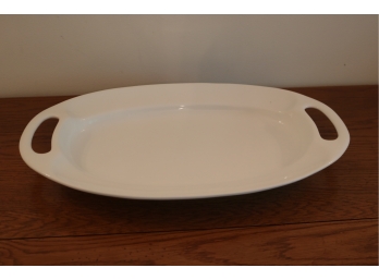 White Home Essentials & Beyond Basic Porcelain Platter