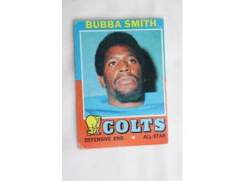 Vintage Bubba Smith Colts Football Card All Star