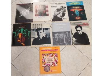 Classic Rock Piano Music Song Books Styx, Springsteen, Meat Loaf, Boston, Howard Jones, Sting, Queen & Billy