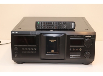 Sony CDP-CX400 Mega 400 Disc CD Changer With REMOTE