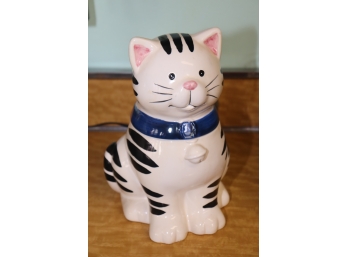 Potter & Smith Ceramic Cat Cookie Jar