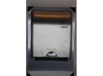 Georgia Pacific EnMotion Stainless Steel Hands Free Paper Towel Dispenser On Mobil Cart