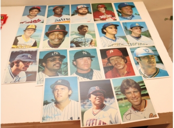 1980 Topps 'For The Fun Of It' 5x7 Baseball Cards Reggie Jackson Pete Rose