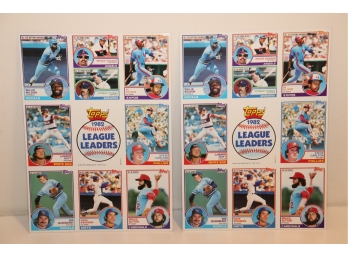 Pair Of 1982 TOPPS League Leaders  (S-13)