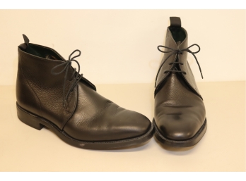Women's Shipton Black Leather Carlton Boots Size 8 1/2