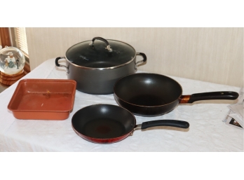 Lot Of Cooking Pots Frying Pans