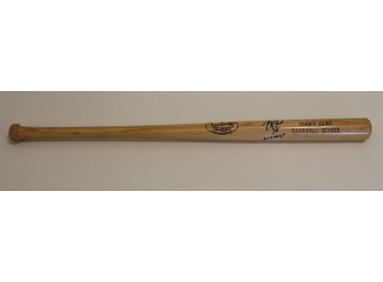 Bucky Dent WS MVP 22' Baseball School Mini Louisville Slugger Bat 125 Signed