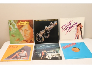 Vintage Vinyl Record LP  Sheena Easton Gordon Lightfoot Captain & Tennille,  Dirty Dancing & Disco