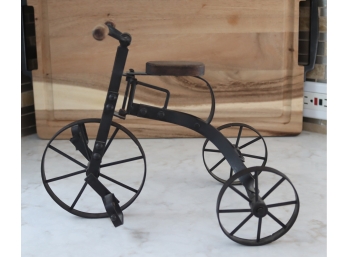 Vintage Doll Tricycle Decor Sculpture